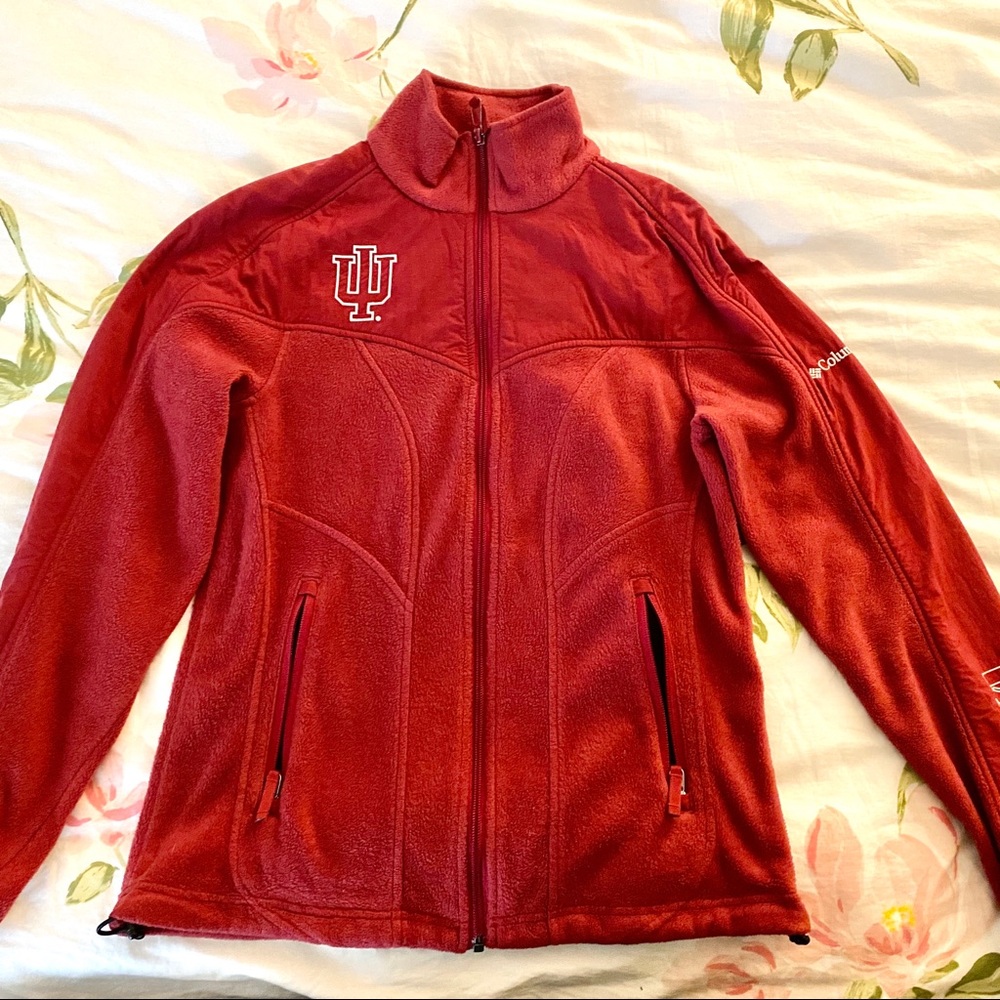 Columbia Indiana IU Hoosiers Fleece Jacket - M